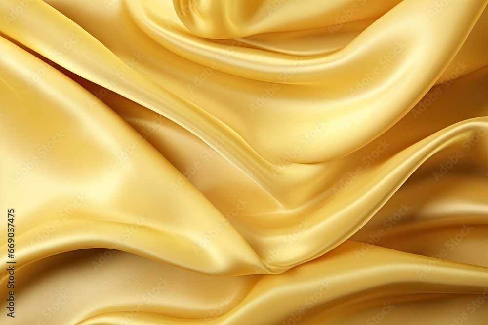 Golden Glamour: Yellow Hue Shiny Draping Satin Fabric - Stunning Visuals for Luxury and Elegance Golden Glamour: Yellow Hue Shiny Draping Satin Fabric - Stunning Visuals for Luxury and Elegance