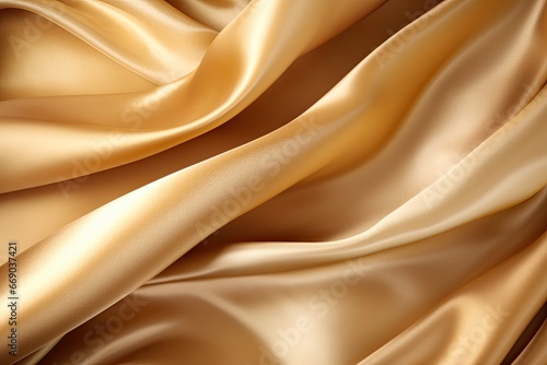 Gold Glory: Luxurious Sepia Toned Silk Texture - Captivating Digital Image for High-End Designs