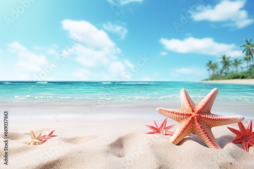 Holiday Summer Beach Background: Invoking Vacation Vibes for a Perfect Getaway