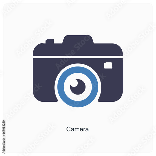 Camera and photo icon concept