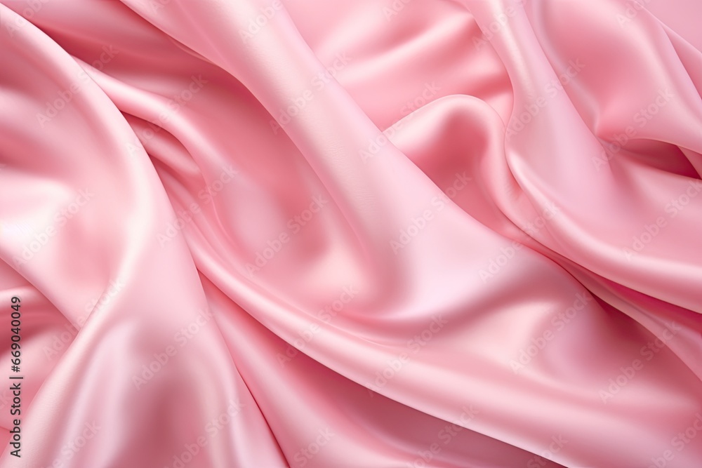 Obraz premium Valentine Backgrounds: Pink Purity - Smooth Elegant Silk Texture