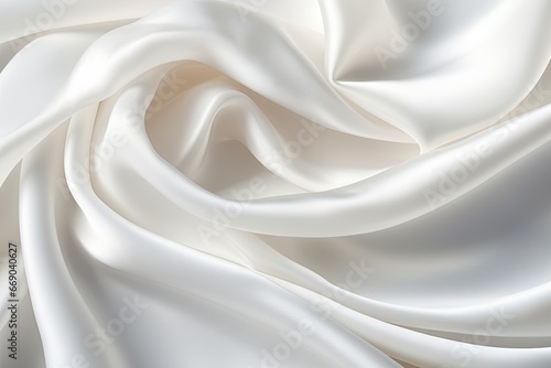 Silken Elegance: Smooth and Soft White Silk Cloth Texture - A Luxurious Visual Delight