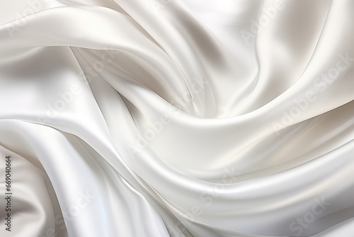 Panoramic Backgrounds: Silver Canvas with White Satin Texture - Optimal for Digital Images
