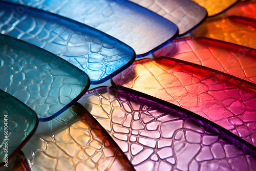 Abstract Colorful Glass Background