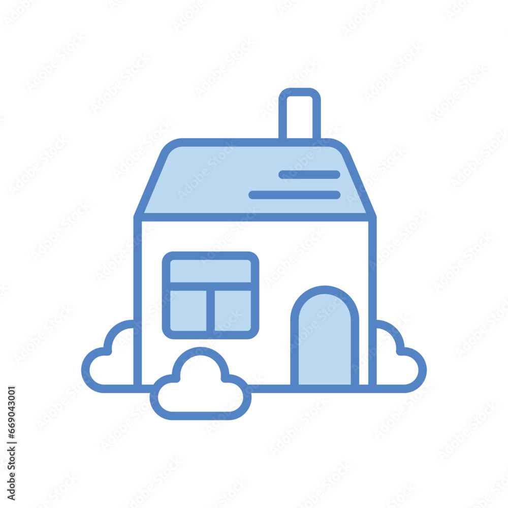 Home icon isolate white background vector stock illustration Home icon isolate white background vector stock illustration