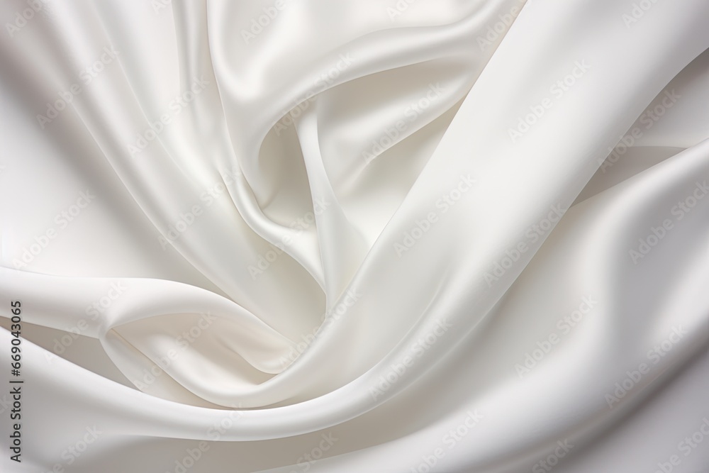 Obraz premium Wedding Whites: Elegant Silk Cloth - Smooth and Stunning White Fabric for Unforgettable Weddings