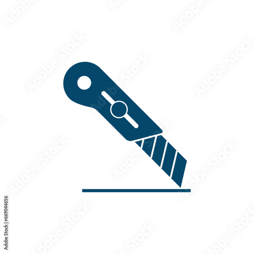 Cutter Icon Vector Design Template