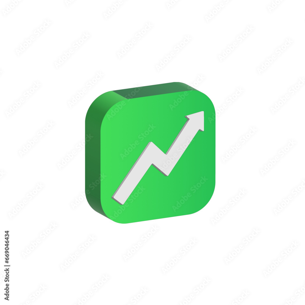 stock market 3d stock market 3d