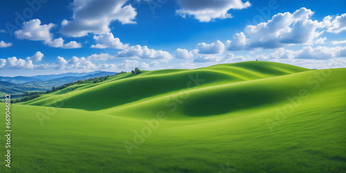 green hills landscape background
