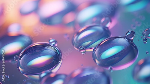 Wallpaper Mural irisdescent background texture, details, fluid, close, hyperrealistic, generative AI Torontodigital.ca