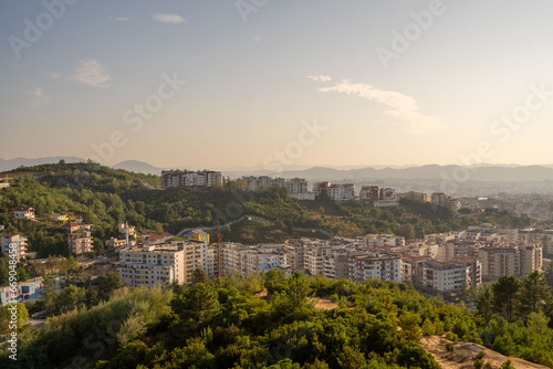 Elevated view of Tirana Albania