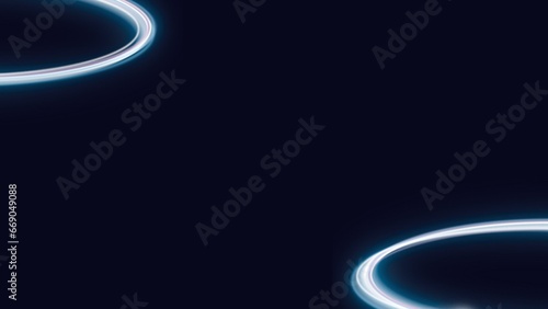 Blue Modern Abstract Futuristic Technology Background - 3