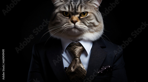 Cat in a suit © franklin