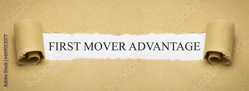 Tapety artystyczne First Mover Advantage