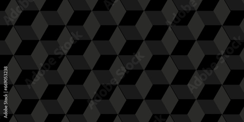 Abstract black and gray geometrics grid patterns square style minimal blank cubic. Geometric pattern illustration mosaic, square and triangle wallpaper.