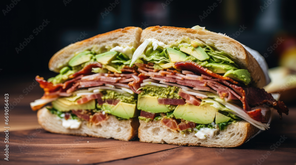 Tasty sandwich Generative Ai