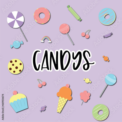 Candy cliparts