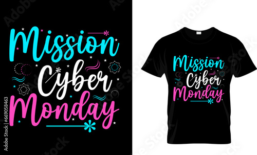 T-Shirt Design for Cyber Monday