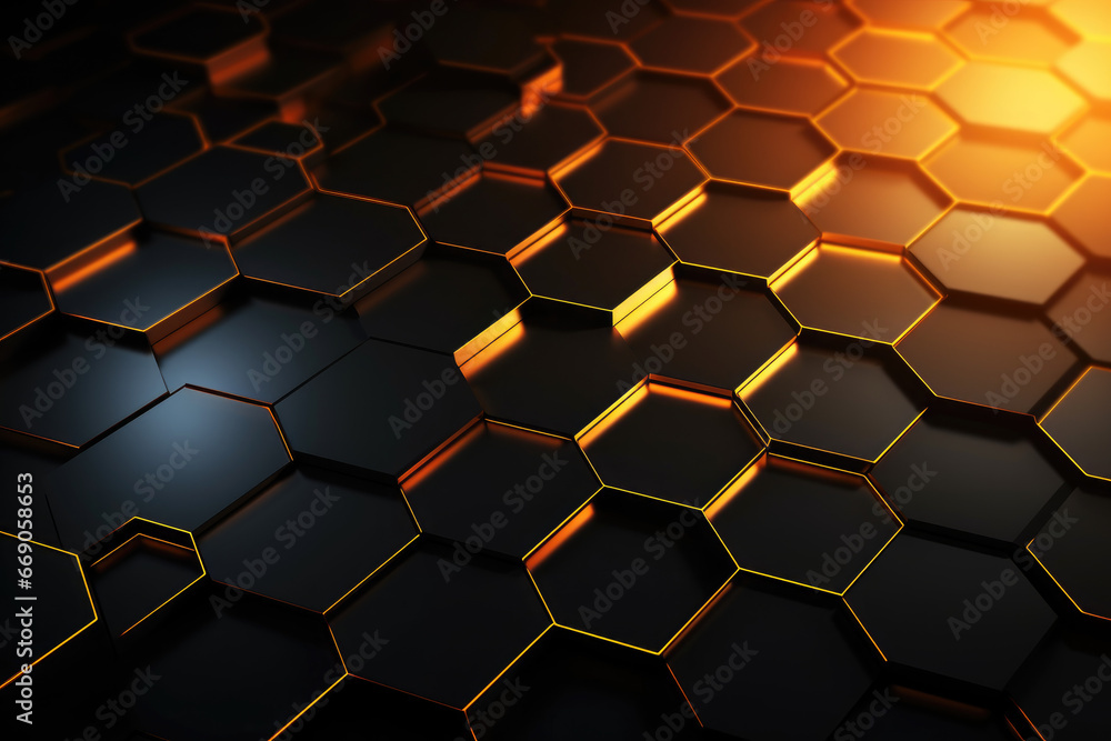 abstract black hexagons background abstract black hexagons background