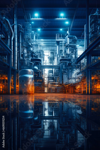 High-Tech Industrial Abstract Background