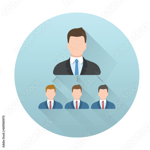 Illustration of hierarchy and subordination