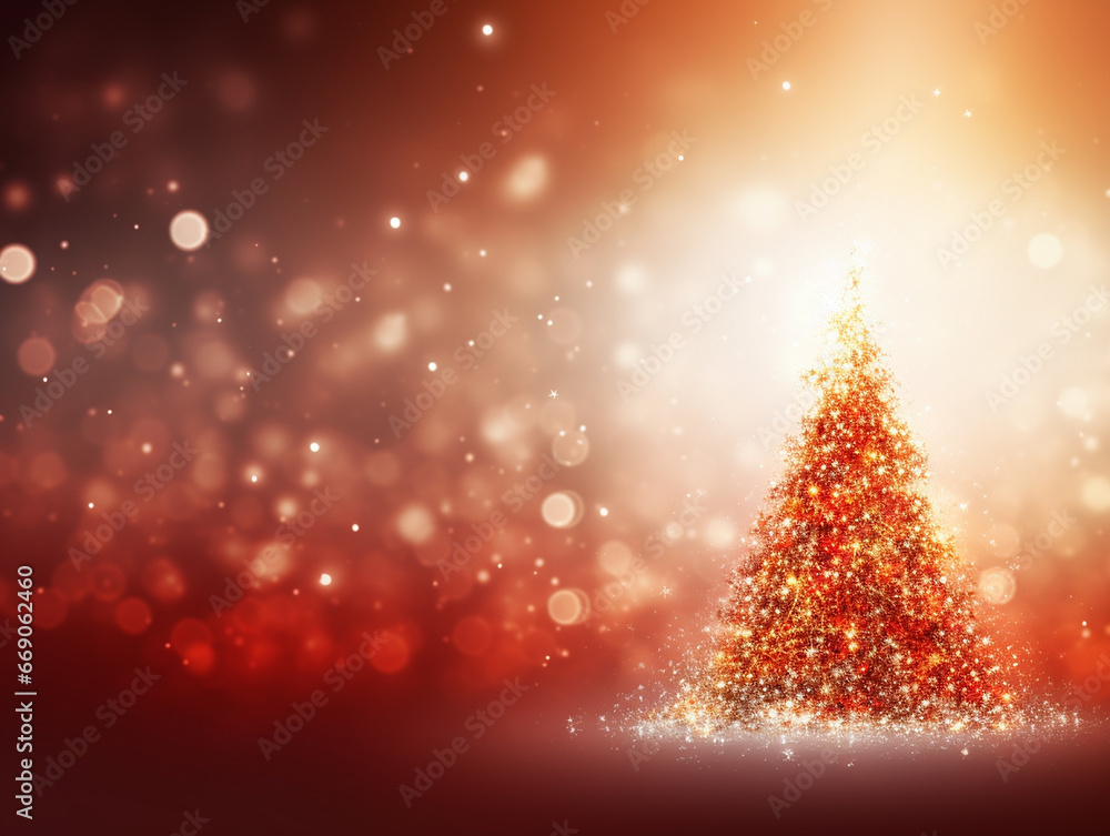 Abstract Christmas background with New Year Tree, copy space Abstract Christmas background with New Year Tree, copy space