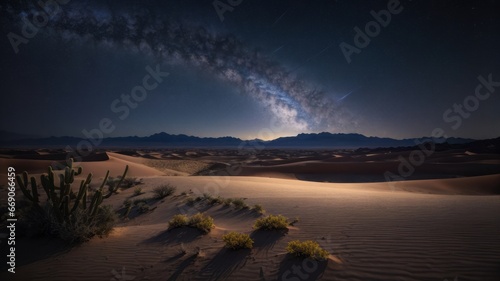 Milkyway on desert, Desert night sky, Desert landscape, Milkyway galaxy, Milkyway stars, Milkyway photography, Milkyway background, Milkyway and desert scene