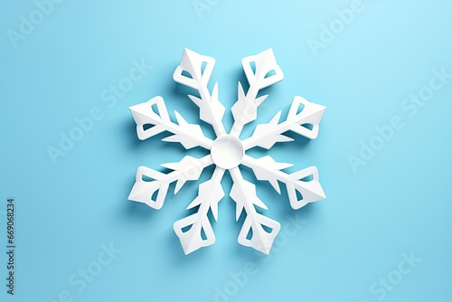 Snowflake Illustration Isolated Background