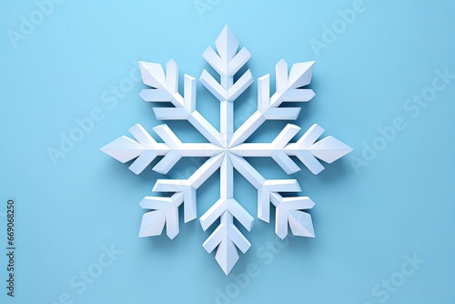 Snowflake Illustration Isolated Background