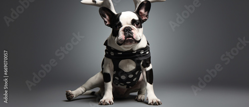Funny French Bulldog dog