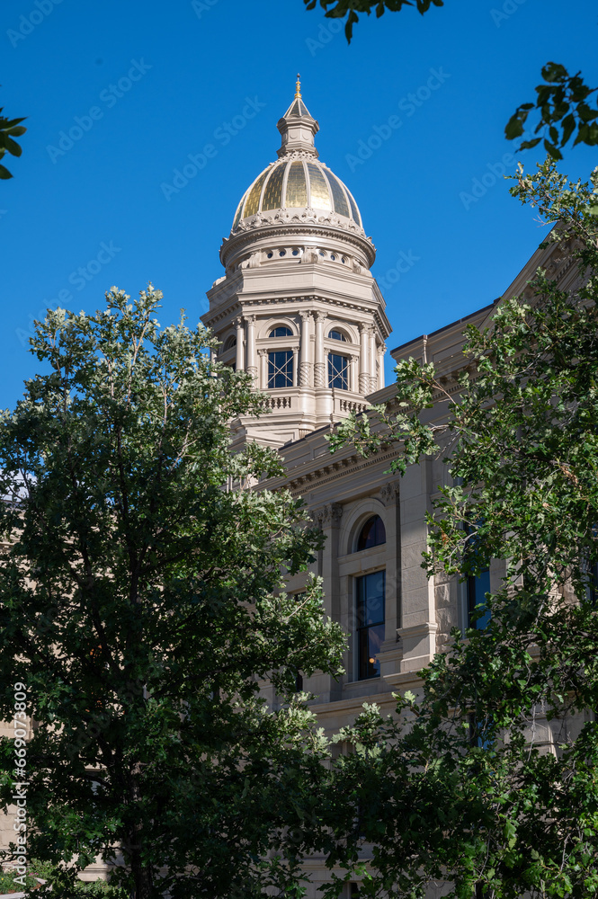 Dome of State Capitol of Wyoming