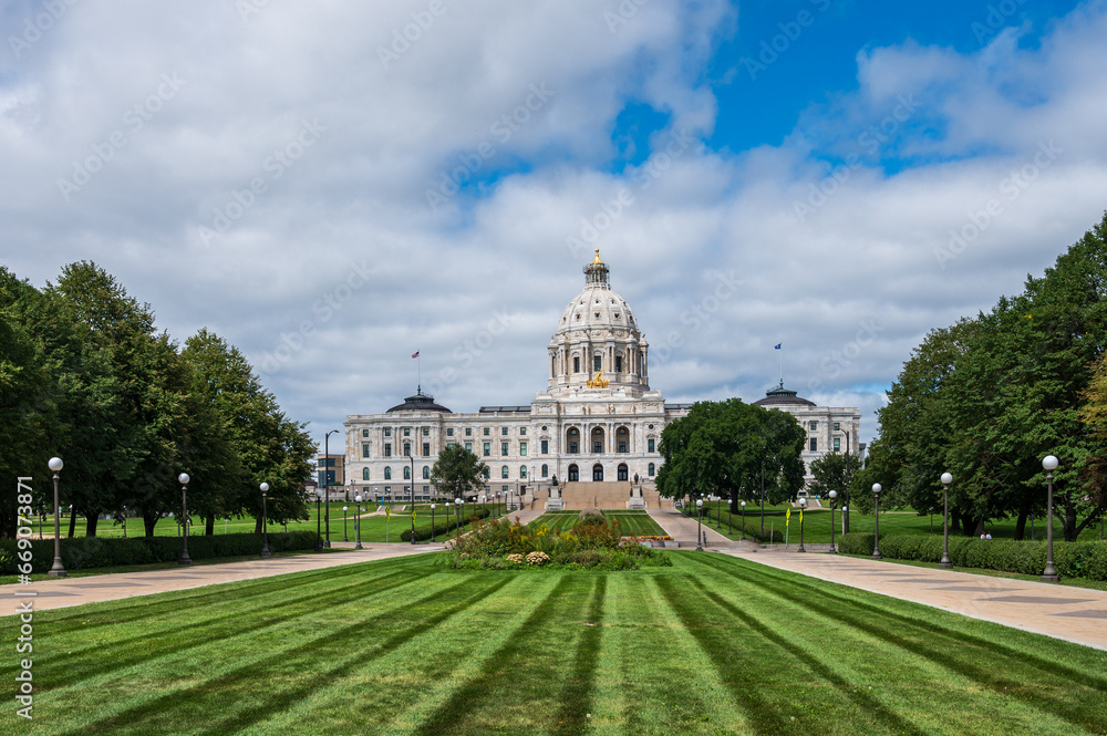 Obraz premium State Capitol of Minnesota in Saint Paul in Summer