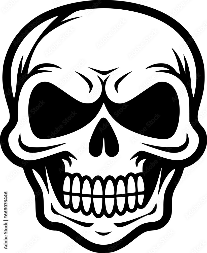 Fototapeta premium Halloween | Minimalist and Simple Silhouette - Vector illustration