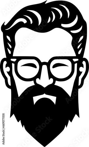 Papa - Minimalist and Flat Logo - Vector illustration