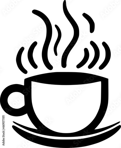 Coffee - High Quality Vector Logo - Vector illustration ideal for T-shirt graphic