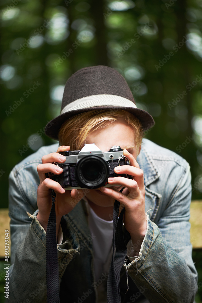 Photography, nature and man with a camera, travel and tourism with adventure, trees and freedom. Person, photographer and guy with mountains, traveller and retro with landscape, creative and journey Photography, nature and man with a camera, travel and tourism with adventure, trees and freedom. Person, photographer and guy with mountains, traveller and retro with landscape, creative and journey