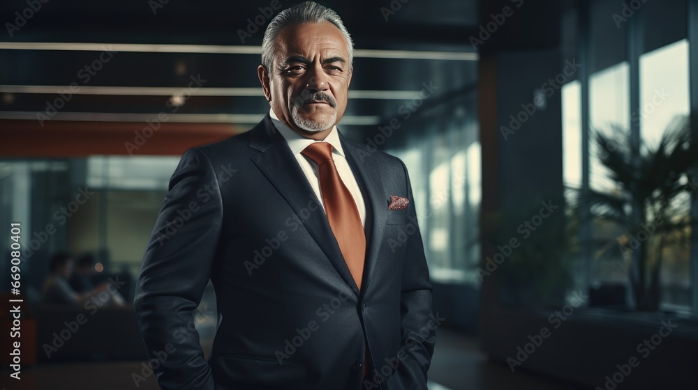 Portrait of a senior Mexican businessman Portrait of a senior Mexican businessman