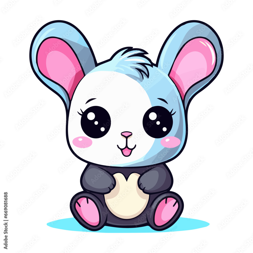 Baby cute rabbit Adorable Kawaii Animal Stickers: Transparent SVG, Cute Nursery Decor Clip Art for Children's Room and Crafts Baby cute rabbit Adorable Kawaii Animal Stickers: Transparent SVG, Cute Nursery Decor Clip Art for Children's Room and Crafts