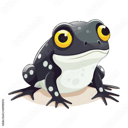 Cuadro en lienzo Polliwog Adorable Kawaii Animal Stickers: Transparent SVG, Cute Nursery Decor Cl