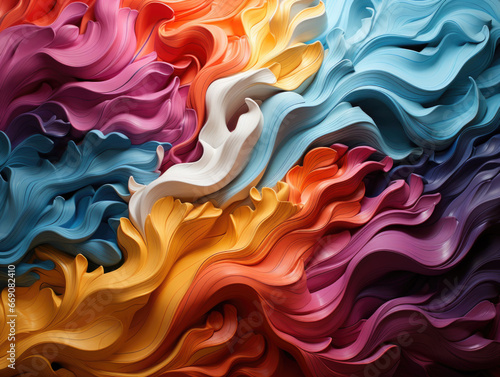Vibrant colors create a multicolored abstract background.