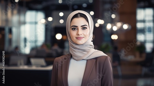 Portrait of a young Arab businesswoman © Michael