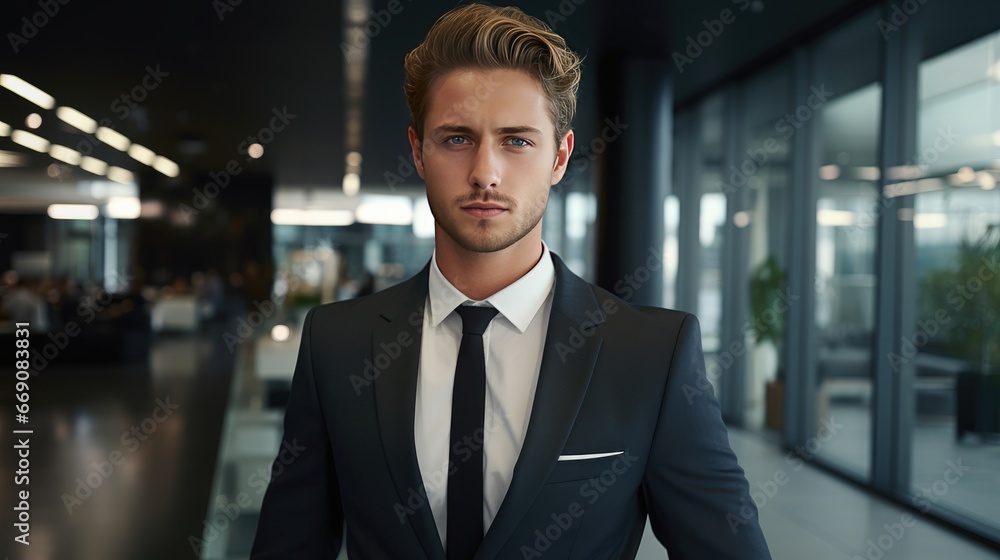 Portrait of a young businessman Portrait of a young businessman