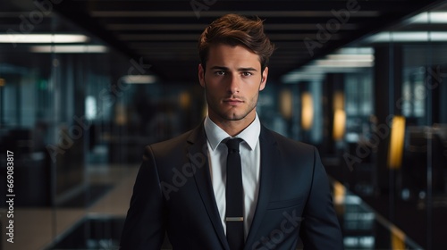 Portrait of a young businessman  © Michael