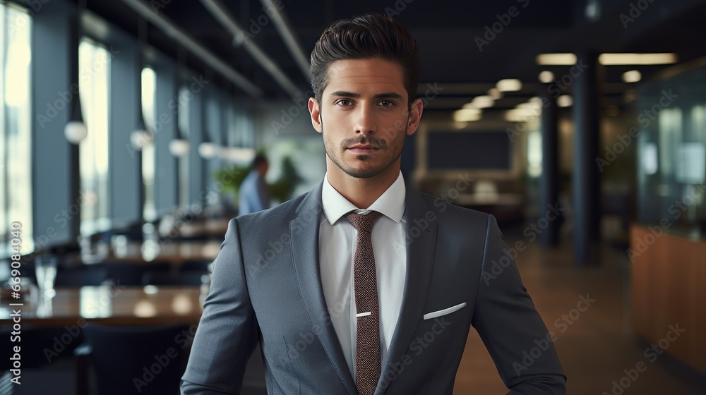 Portrait of a young Mexican businessman Portrait of a young Mexican businessman