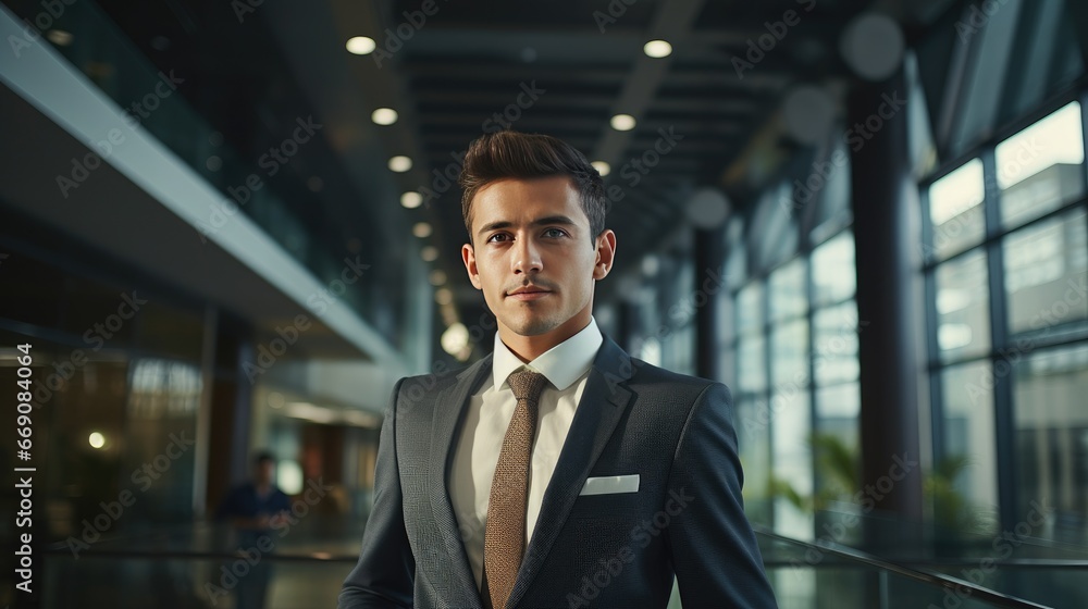 Portrait of a young Mexican businessman 