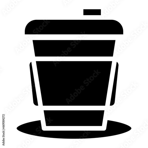 coffee cup glyph