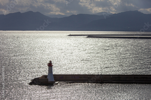 Hafeneinfahrt von Cagliari, Sizilien