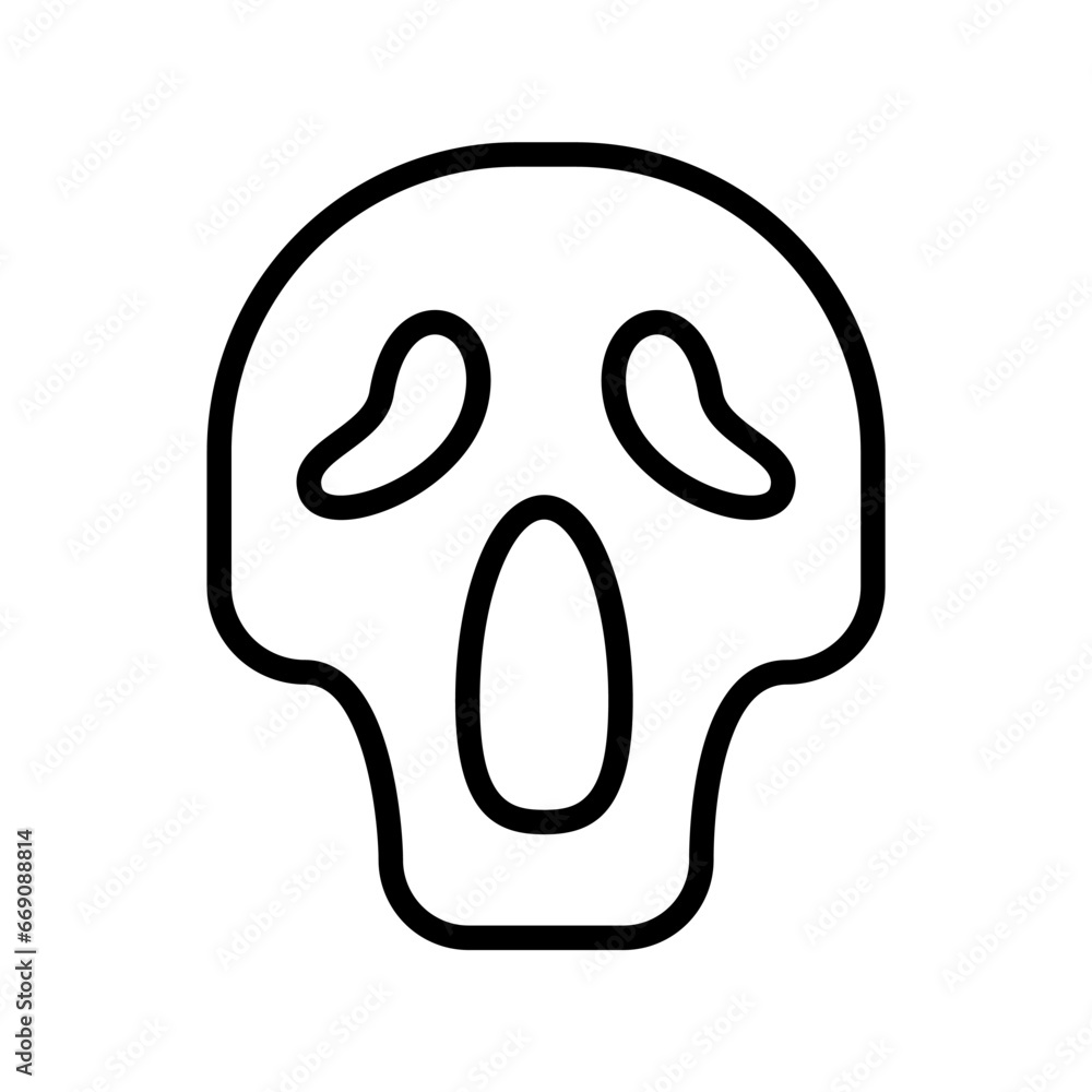 icon skull scream halloween, Halloween icon, Spooky, Scary, Horor, Simple and Minimalist icon icon skull scream halloween, Halloween icon, Spooky, Scary, Horor, Simple and Minimalist icon