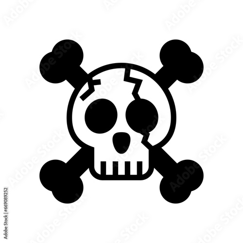 icon skull scream halloween, Halloween icon, Spooky, Scary, Horor, Simple and Minimalist icon