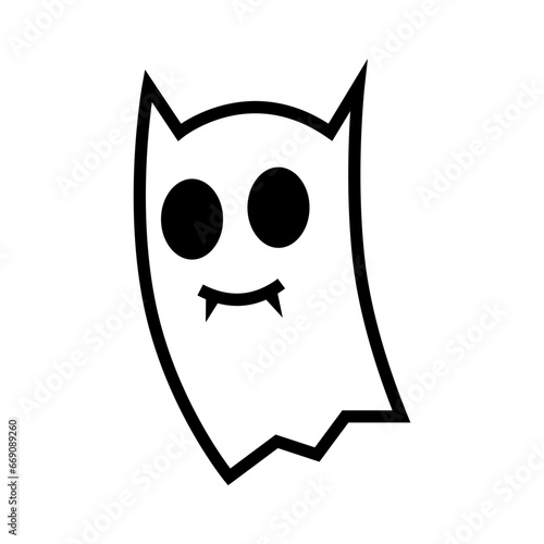 icon ghost boo halloween, Halloween icon, Spooky, Scary, Horor, Simple and Minimalist icon